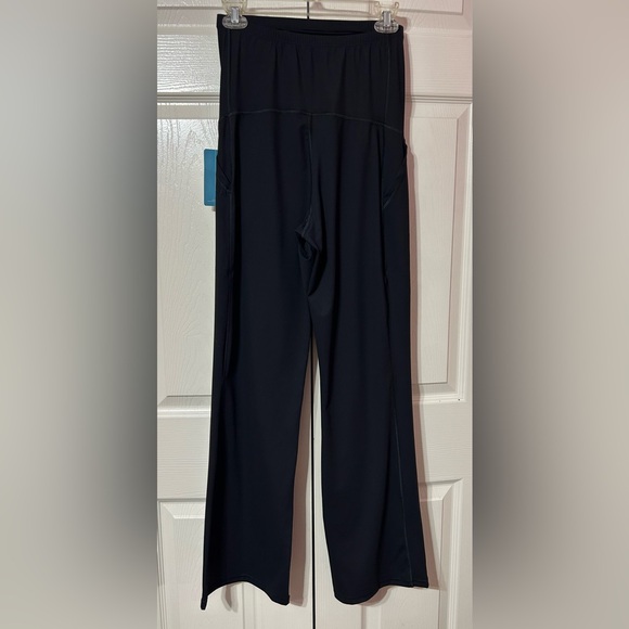 JOYSPELS Women’s Black Maternity Leggings Pants Athletic Semi Flare NWT Size S - Picture 5 of 6
